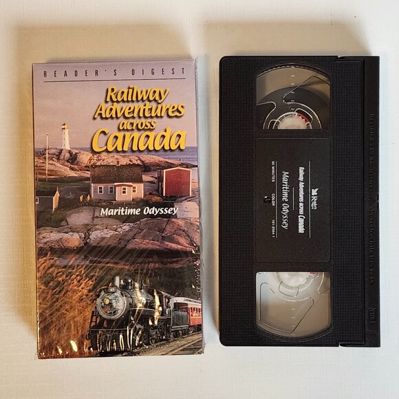 VINTAGE Readers Digest Railway Adventures Across Canada VHS Box Set 3 VHS Tapes - Picture 2 of 11